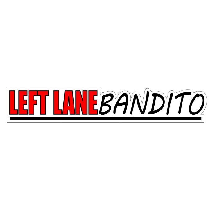 Autocollant left lane bandito