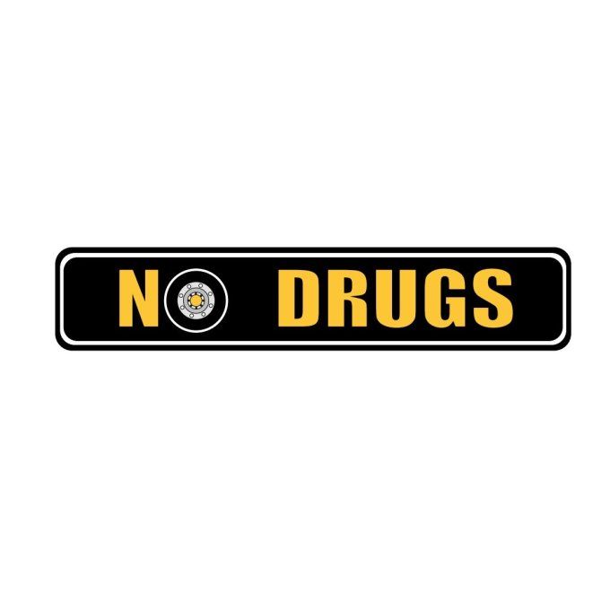 Autocollant no drugs