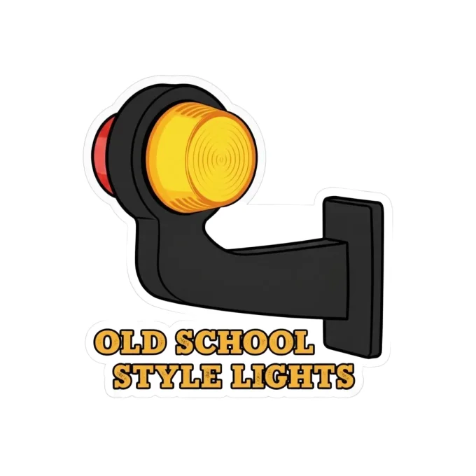 Autocollant old school style lights