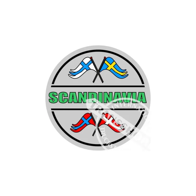 Autocollant scandinavia