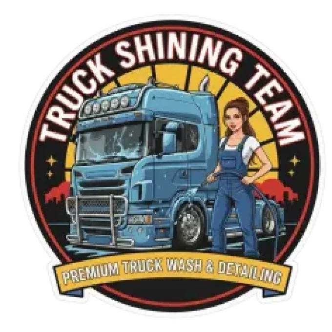 Autocollant Truck shining team