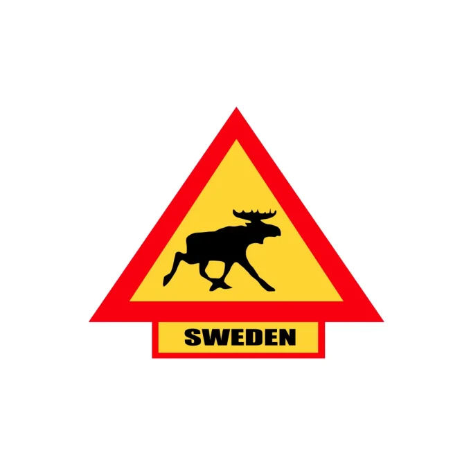 Autocollant elan sweden