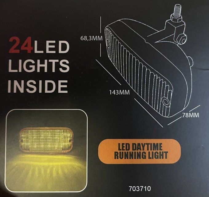 Feu de jour à led Jaume 12/24v 