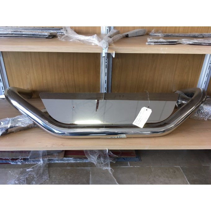 Bull bar  central avec support plaque pour R avec gros pare choc et suspension pneumatique avant