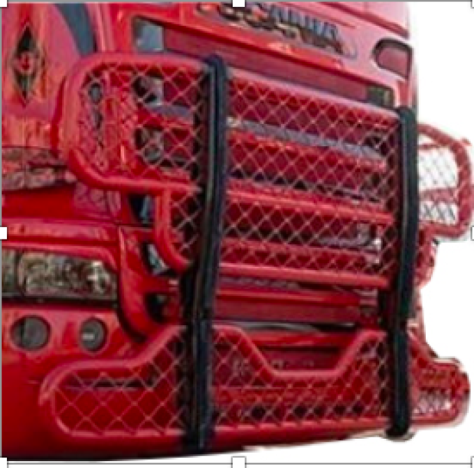 Pare buffle en Alu  R1 R2 R3 avec capteur bullbar