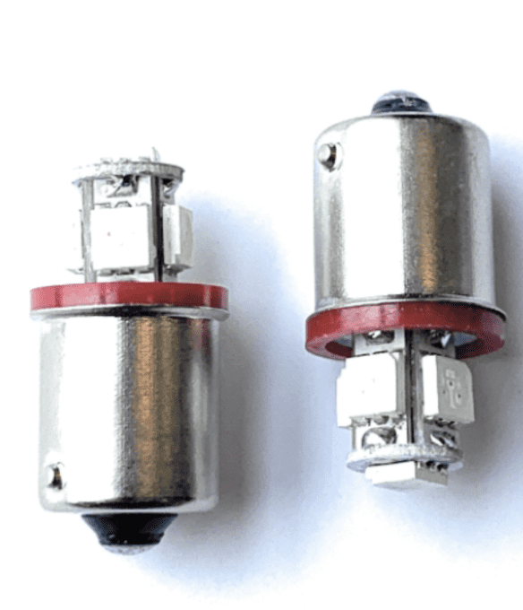 Ampoule BA15S Rouge a led 5 led vendu par 2
