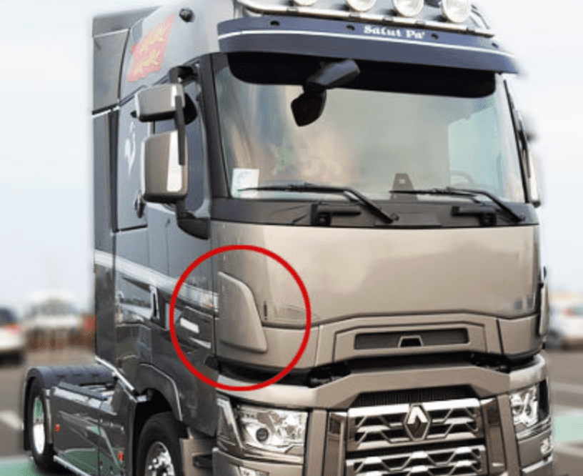 Housse siège camion Renault T similicuir sur mesure