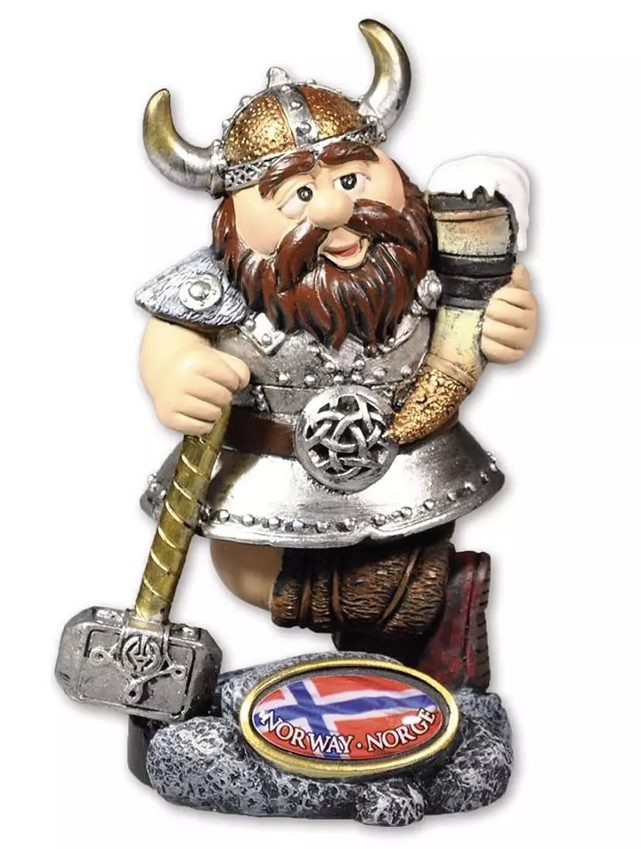 Viking avec corne de biere