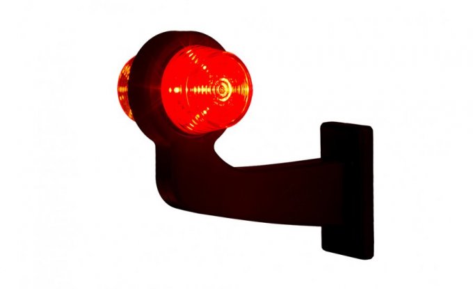 Feu à corne à led orange/rouge 192,5MM 