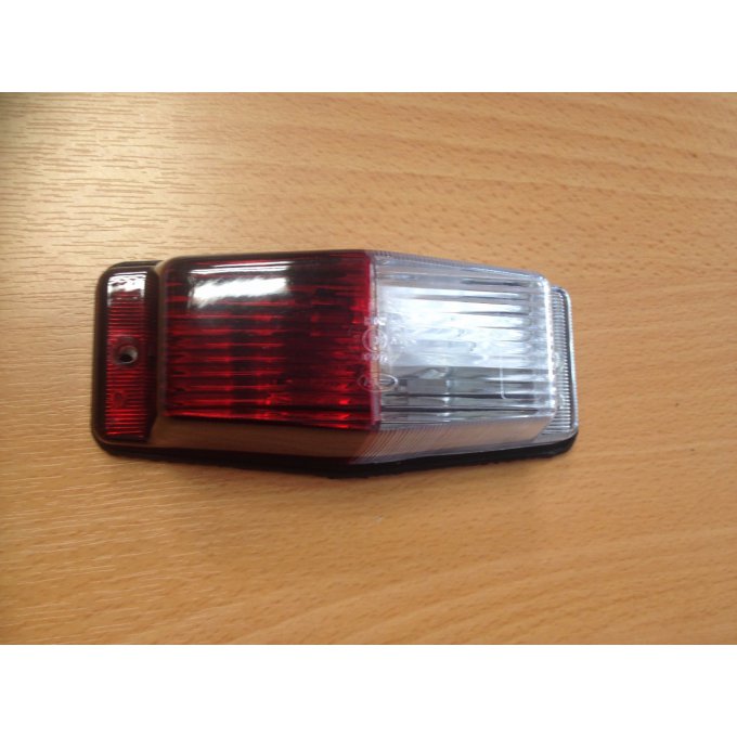 FEU DOUBLE AMPOULE BLANC/ROUGE