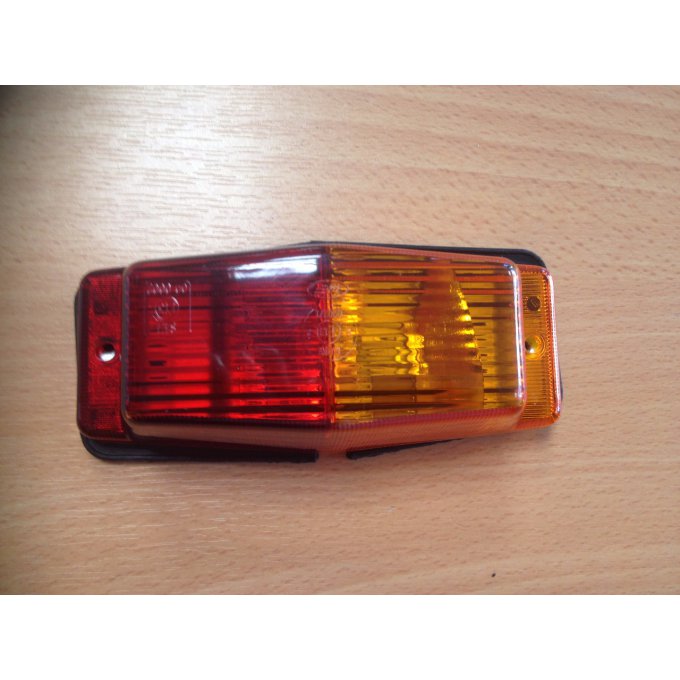 FEU DOUBLE AMPOULE ROUGE/ORANGE