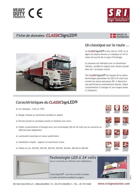 Enseigne lumineuse classic SRI SIGN SOLUTION 