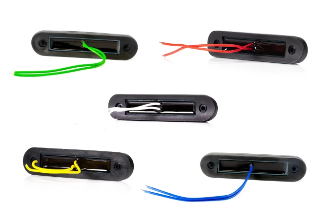 feu de position 8 led bleu long FT-073 N 