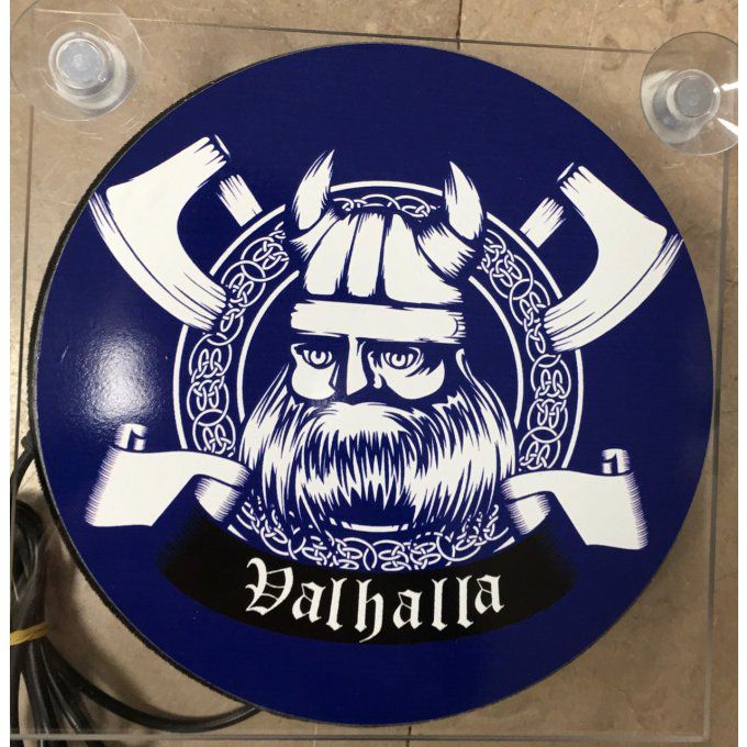 Plaque lumineuse viking 17X17CM