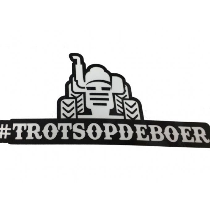 Autocollant Trotsopdeboer