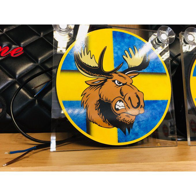 Plaque lumineuse elan suede