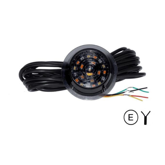 Module tricouleur et clignotant dark fume 