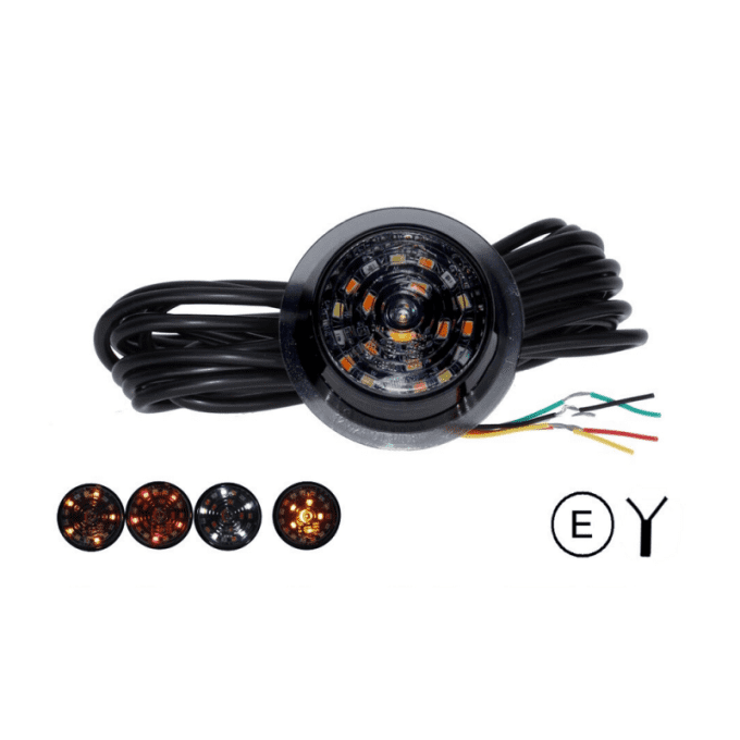 Module tricouleur et clignotant dark fume