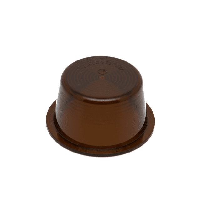 Cabochon gylle fumé dark orange