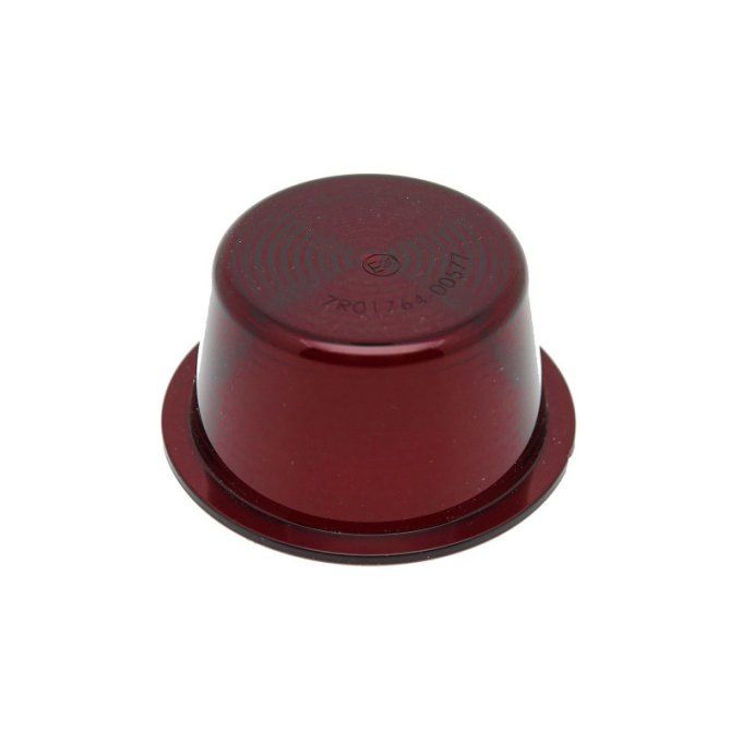 Cabochon gylle fumé rouge