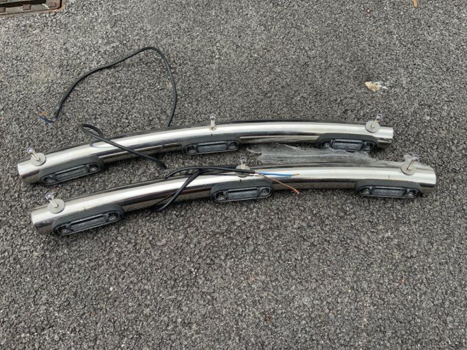 Tubes sous déflecteur en inox adaptable avec feuX