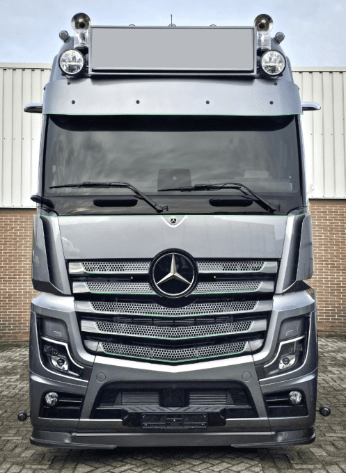 Visière en Alu FOX adaptable Actros gigaspace 