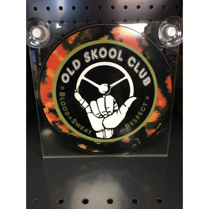 Plaque lumineuse old skool club aspect danois