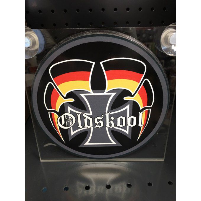 Plaque lumineuse oldskool drapeaux allemagne