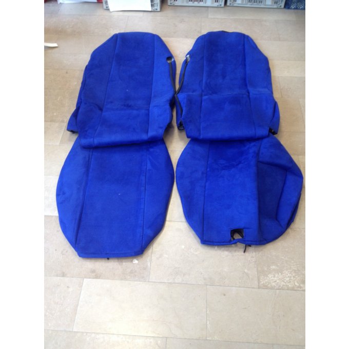 housses de sièges adaptable MP2 et MP3 avec sièges passager strapotin en stock bleu