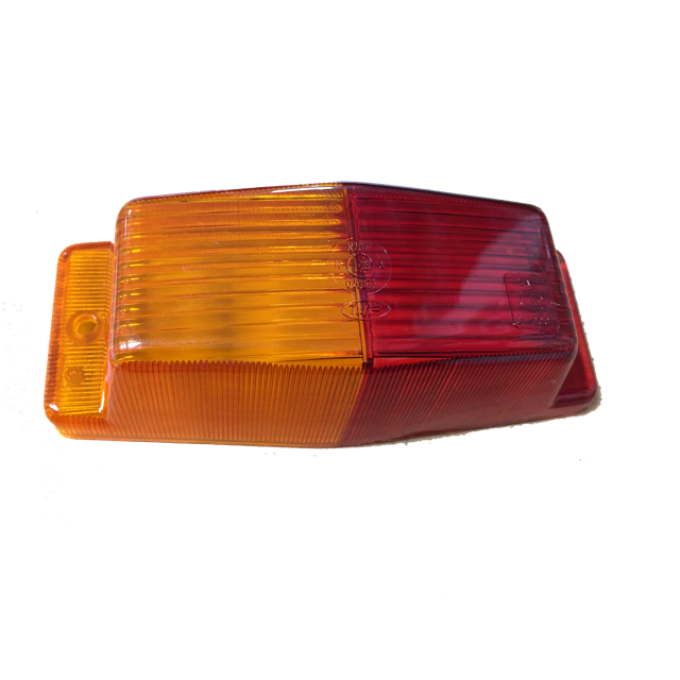 Cache double ampoule orange/rouge