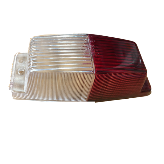 Cache double ampoule blanc/rouge