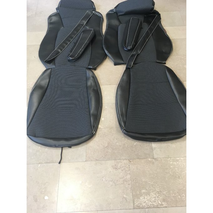 housses de sièges adaptable pour daf Isri noir en stock