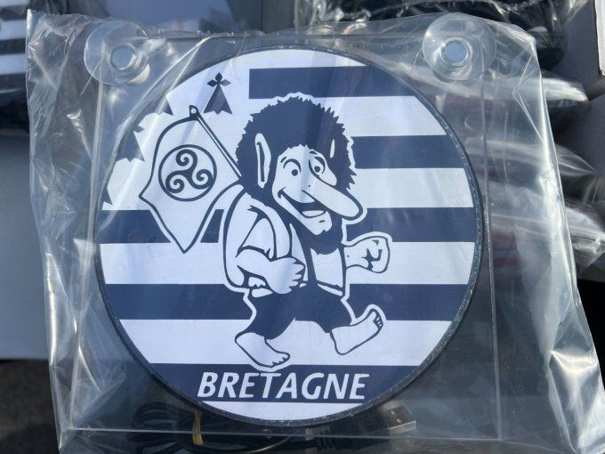 Plaque lumineuse Troll bretagne bleu fonce 