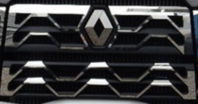 Habillage de calandre range T central 3 pièces en inox