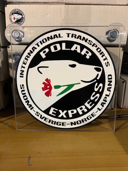 plaque lumineuse 24V Polar express Noir