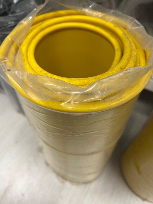 Bavette arrière 240X35 jaune