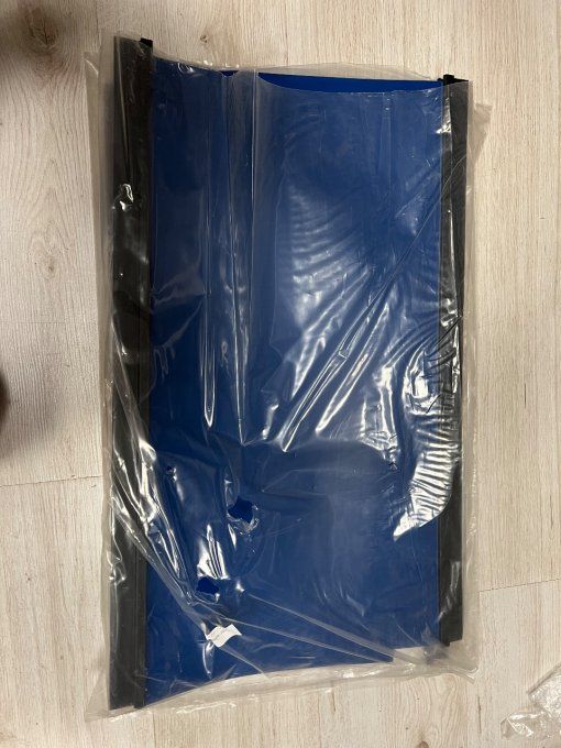 Bavettes 65X35 uni bleu avec réglette