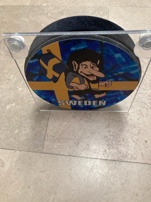 Plaque lumineuse hollandaise TROLL SUEDE DANOIS 17X17CM