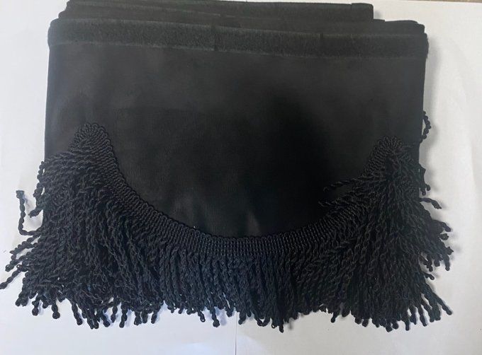 Frange gamme aux10 noir fil noir