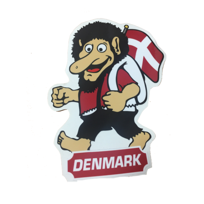 Autocollant DENMARK TROLL