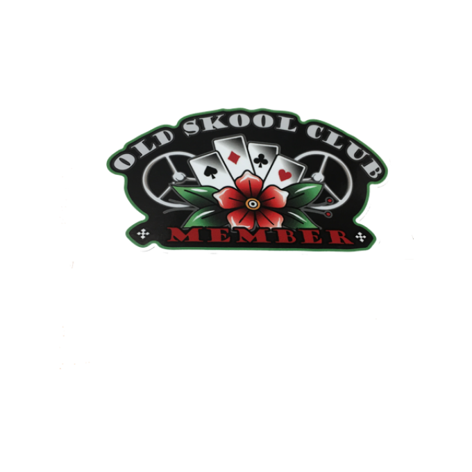 Autocollant old skool club member