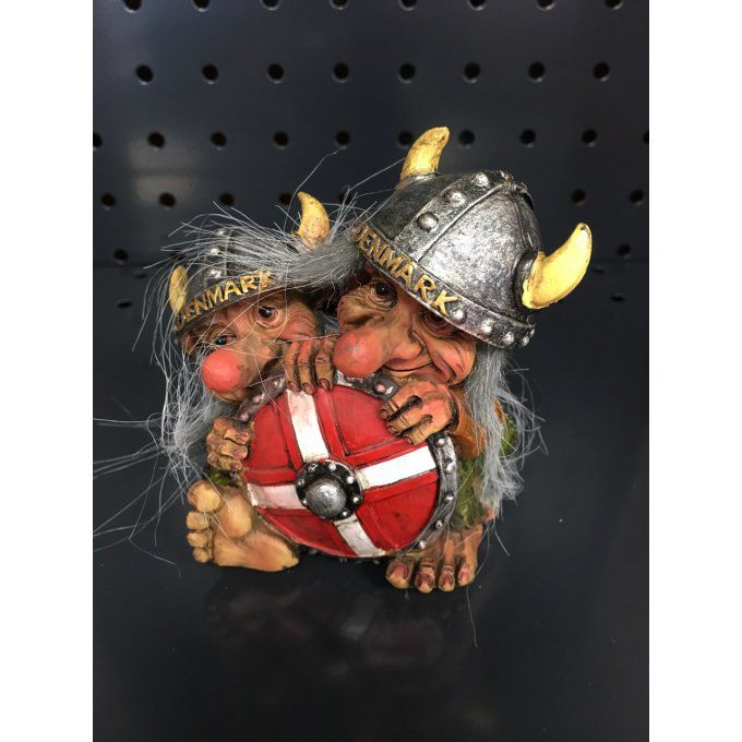 Deux trolls bouclier danemark