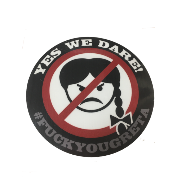 Autocollant YES WE DARE!