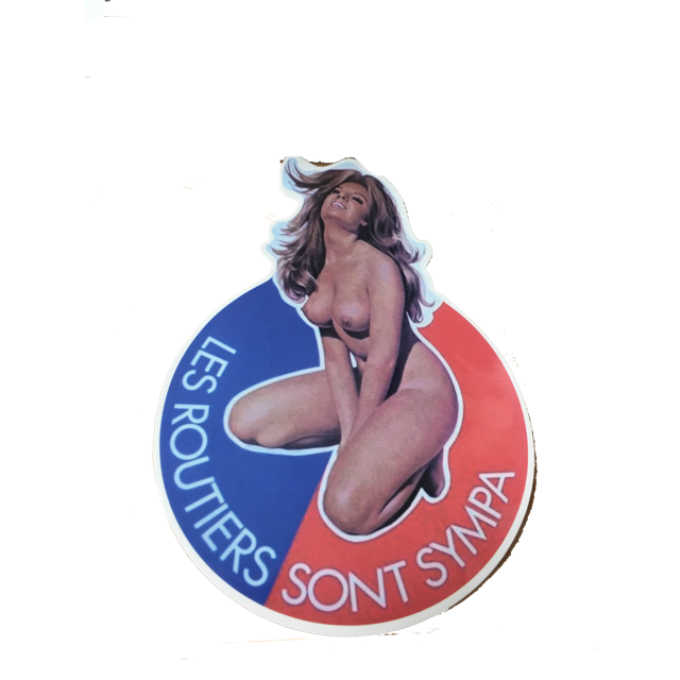 Autocollant les routiers sont sympa