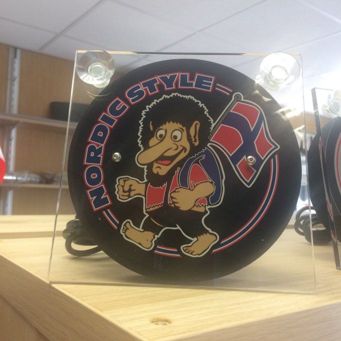 Plaque lumineuse 18X18CM TROLL NORDIC STYLE