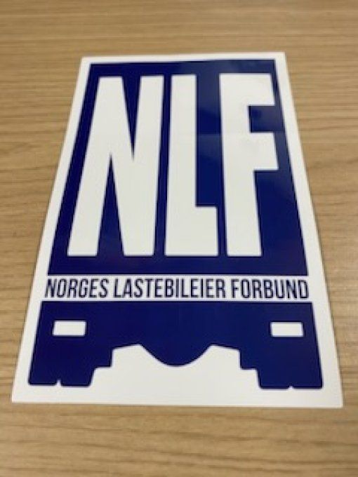 Autocollant NLF 17X11cm