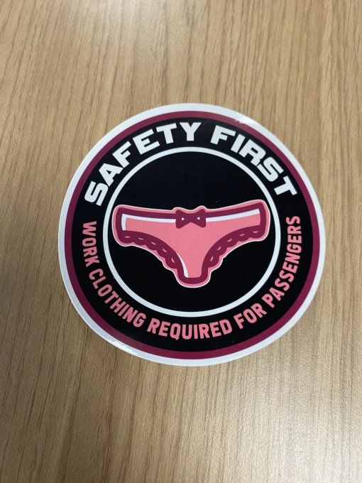 Autocollant safety fist