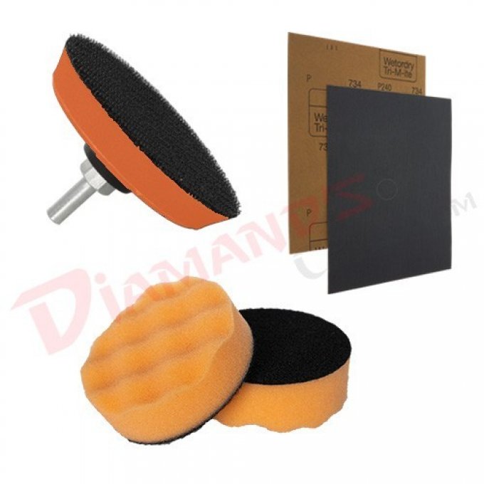 Kit rénovateur d'optique diamand's car