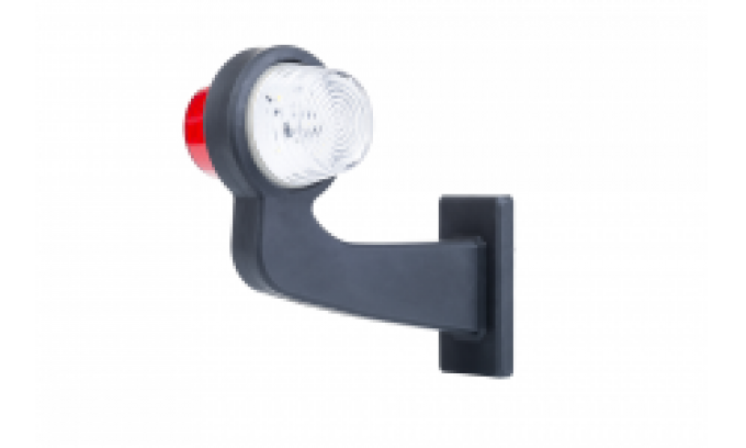 feu de gabarit blanc transparent/rouge