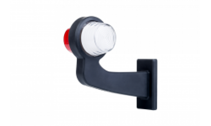 Feu gabarit complet blanc/rouge neon